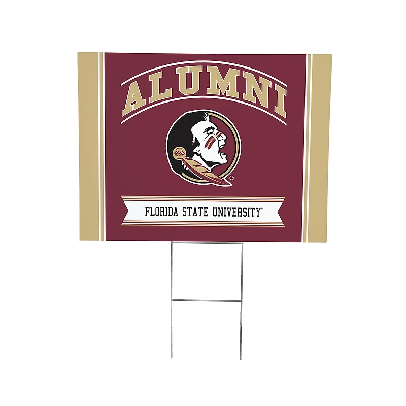 Florida State Seminoles 18" x 24" Alumni Outdoor Yard Sign