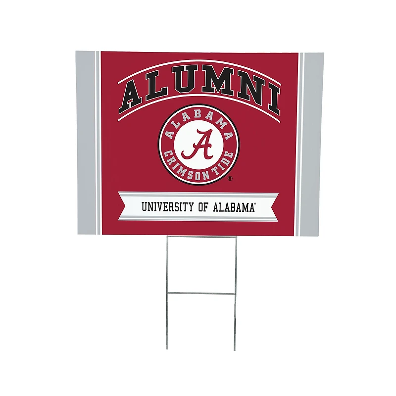 Alabama Crimson Tide 18" x 24" Alumni Outdoor Yard Sign