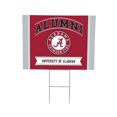 Alabama Crimson Tide 18" x 24" Alumni Outdoor Yard Sign
