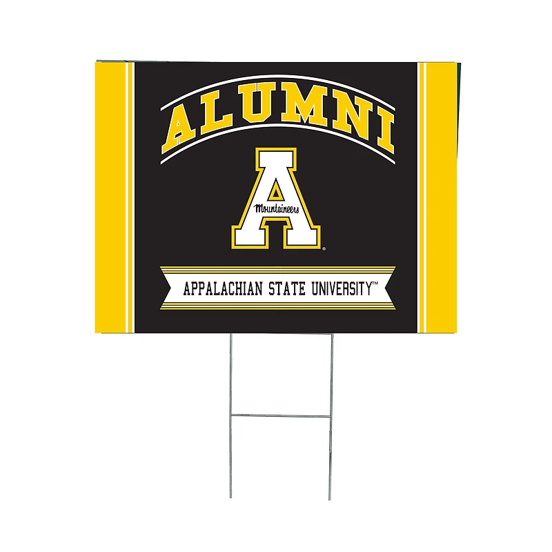 Appalachian State Mountaineers 18" x 24" Alumni Outdoor Yard Sign