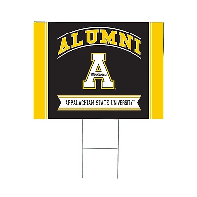 Appalachian State Mountaineers 18" x 24" Alumni Outdoor Yard Sign