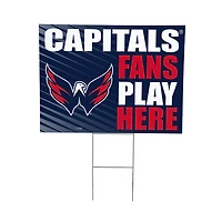 Washington Capitals 18" x 24" Fans Welcome Outdoor Yard Sign