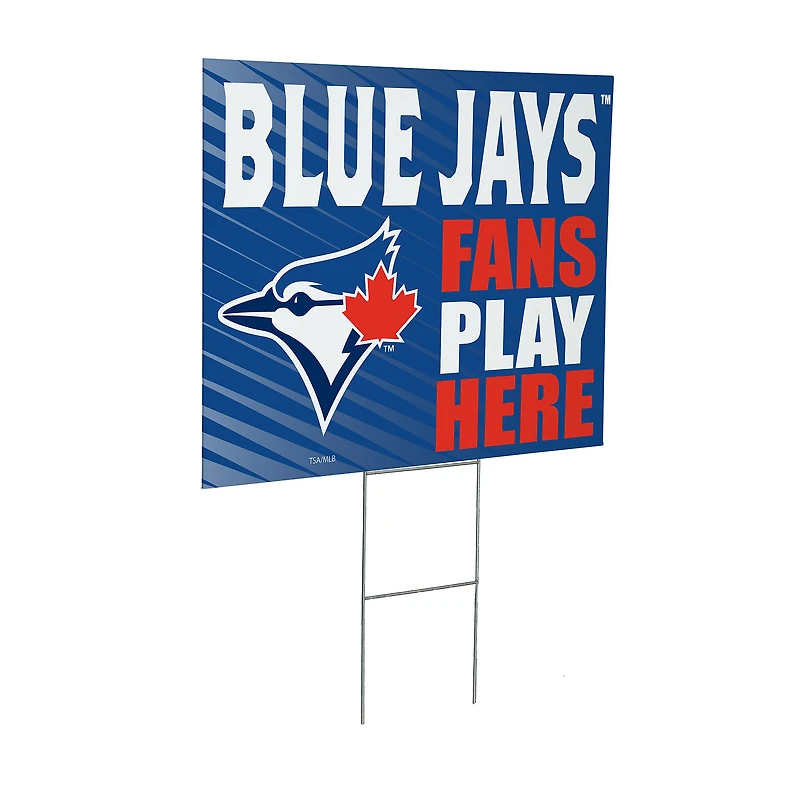 Toronto Blue Jays 18" x 24" Fans Welcome Outdoor Yard Sign
