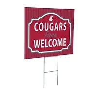 Washington State Cougars 18" x 24" Fans Welcome Outdoor Yard Sign
