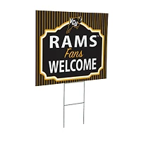 VCU Rams 18" x 24" Fans Welcome Outdoor Yard Sign