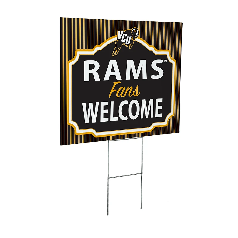 VCU Rams 18" x 24" Fans Welcome Outdoor Yard Sign