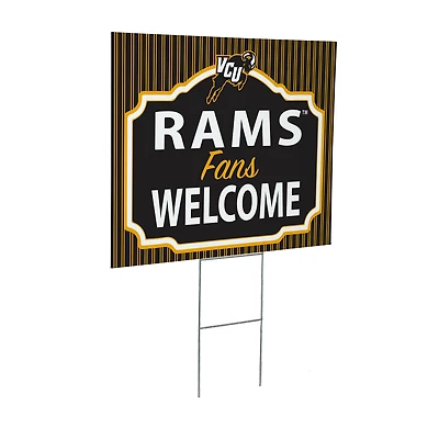 VCU Rams 18" x 24" Fans Welcome Outdoor Yard Sign