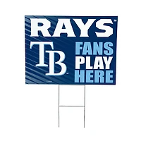 Tampa Bay Rays 18" x 24" Fans Welcome Outdoor Yard Sign