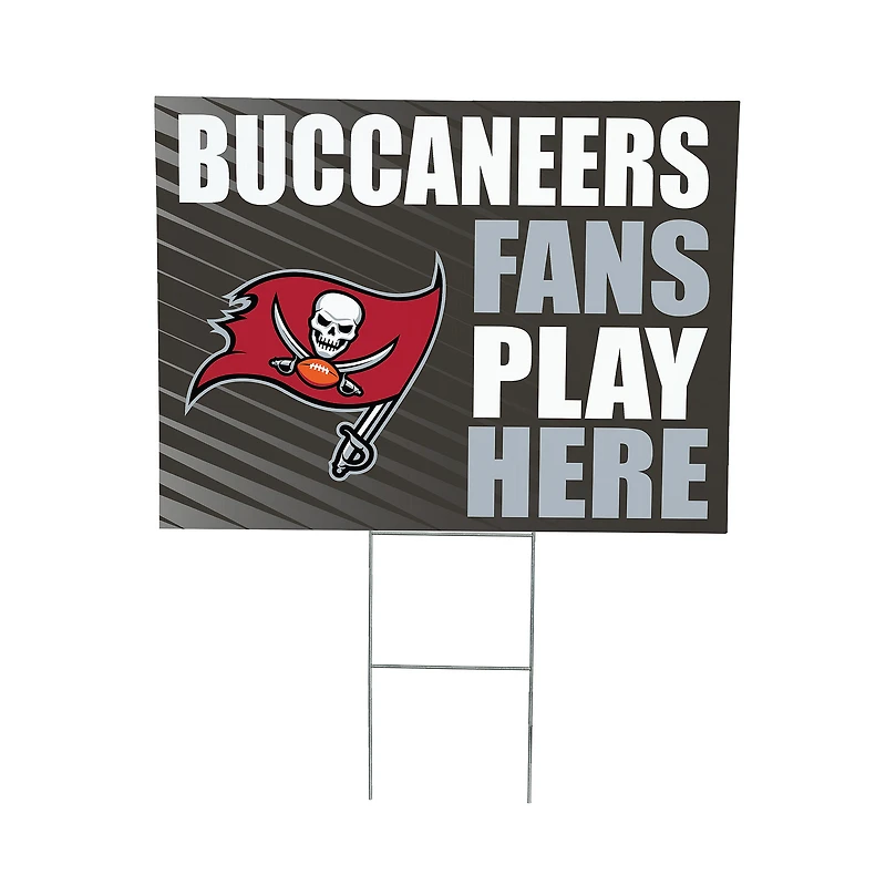 Tampa Bay Buccaneers 18" x 24" Fans Welcome Outdoor Yard Sign