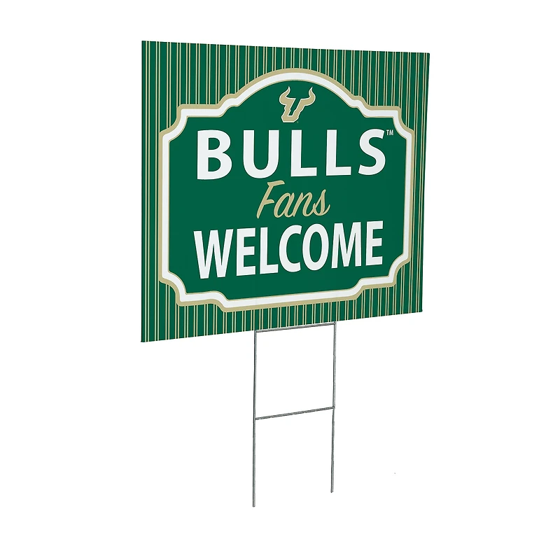 South Florida Bulls 18" x 24" Fans Welcome Outdoor Yard Sign