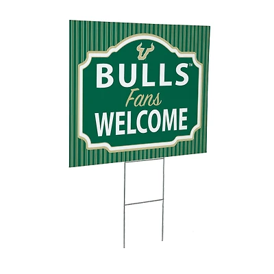 South Florida Bulls 18" x 24" Fans Welcome Outdoor Yard Sign