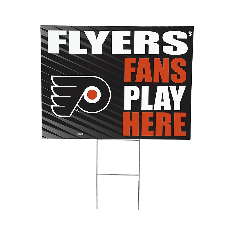 Philadelphia Flyers 18" x 24" Fans Welcome Outdoor Yard Sign