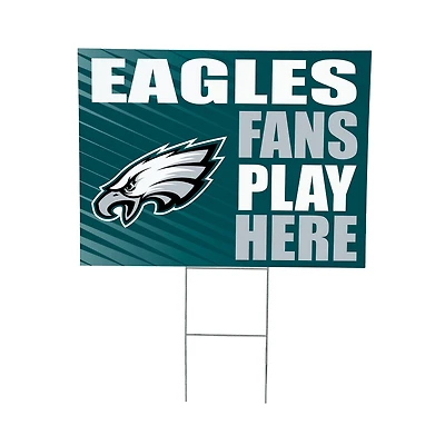 Philadelphia Eagles 18" x 24" Fans Welcome Outdoor Yard Sign