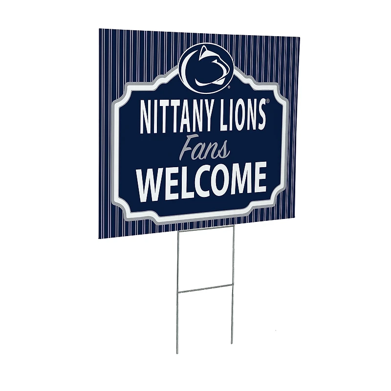 Penn State Nittany Lions 18" x 24" Fans Welcome Outdoor Yard Sign
