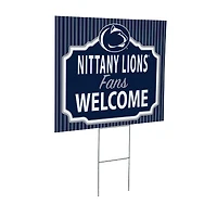 Penn State Nittany Lions 18" x 24" Fans Welcome Outdoor Yard Sign