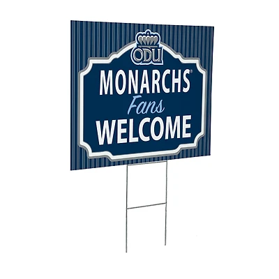 Old Dominion Monarchs 18" x 24" Fans Welcome Outdoor Yard Sign
