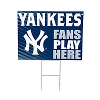 New York Yankees 18" x 24" Fans Welcome Outdoor Yard Sign