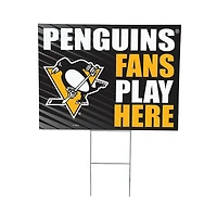 Pittsburgh Penguins 18" x 24" Fans Welcome Outdoor Yard Sign
