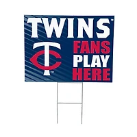 Minnesota Twins 18" x 24" Fans Welcome Outdoor Yard Sign