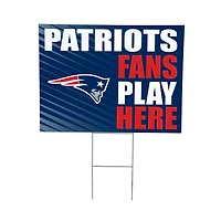 New England Patriots 18" x 24" Fans Welcome Outdoor Yard Sign