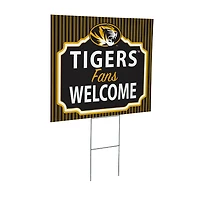 Missouri Tigers 18" x 24" Fans Welcome Outdoor Yard Sign