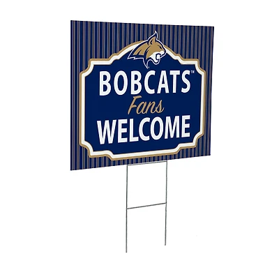 Montana State Bobcats 18" x 24" Fans Welcome Outdoor Yard Sign