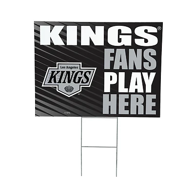 Los Angeles Kings 18" x 24" Fans Welcome Outdoor Yard Sign