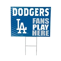 Los Angeles Dodgers 18" x 24" Fans Welcome Outdoor Yard Sign