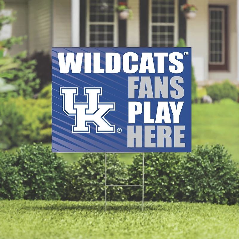 Kentucky Wildcats 18" x 24" Fans Welcome Outdoor Yard Sign