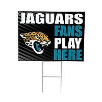 Jacksonville Jaguars 18" x 24" Fans Welcome Outdoor Yard Sign
