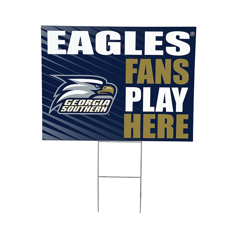 Georgia Southern Eagles 18" x 24" Fans Welcome Outdoor Yard Sign