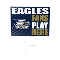 Georgia Southern Eagles 18" x 24" Fans Welcome Outdoor Yard Sign