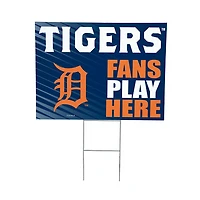 Detroit Tigers 18" x 24" Fans Welcome Outdoor Yard Sign