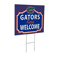 Florida Gators 18" x 24" Fans Welcome Outdoor Yard Sign