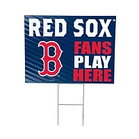 Boston Red Sox 18" x 24" Fans Welcome Outdoor Yard Sign