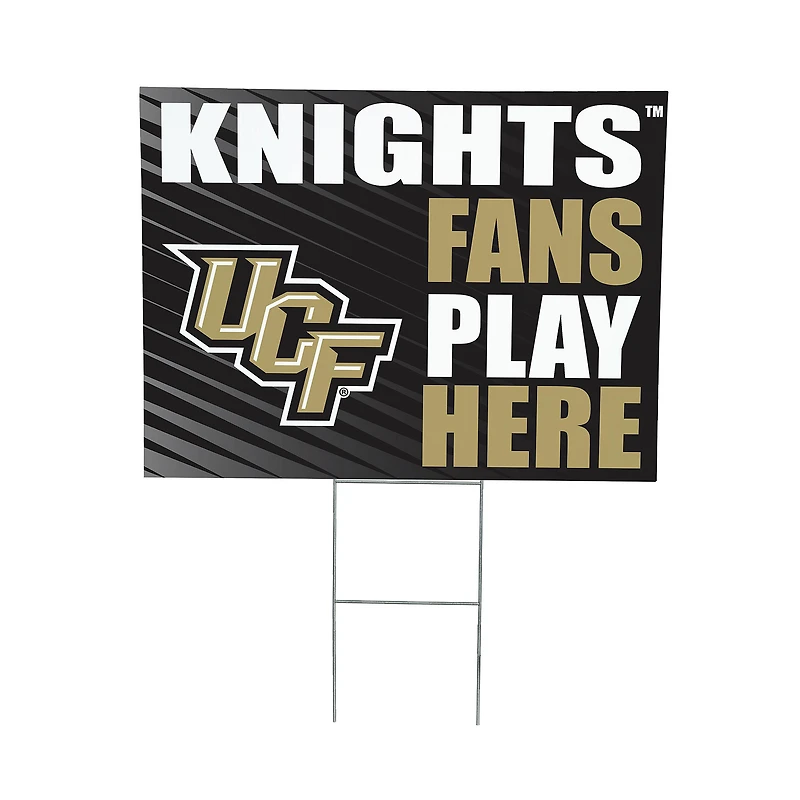 UCF Knights 18" x 24" Fans Welcome Outdoor Yard Sign