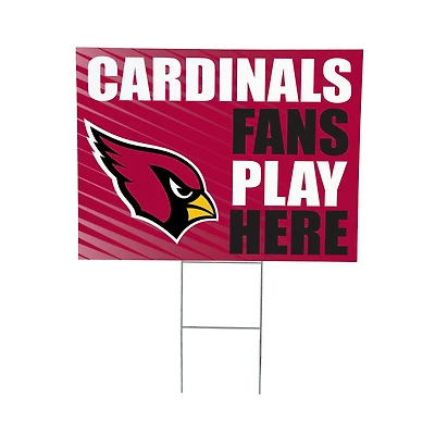 Arizona Cardinals 18" x 24" Fans Welcome Outdoor Yard Sign
