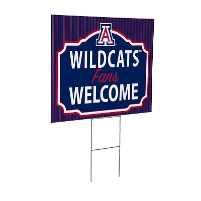 Arizona Wildcats 18" x 24" Fans Welcome Outdoor Yard Sign