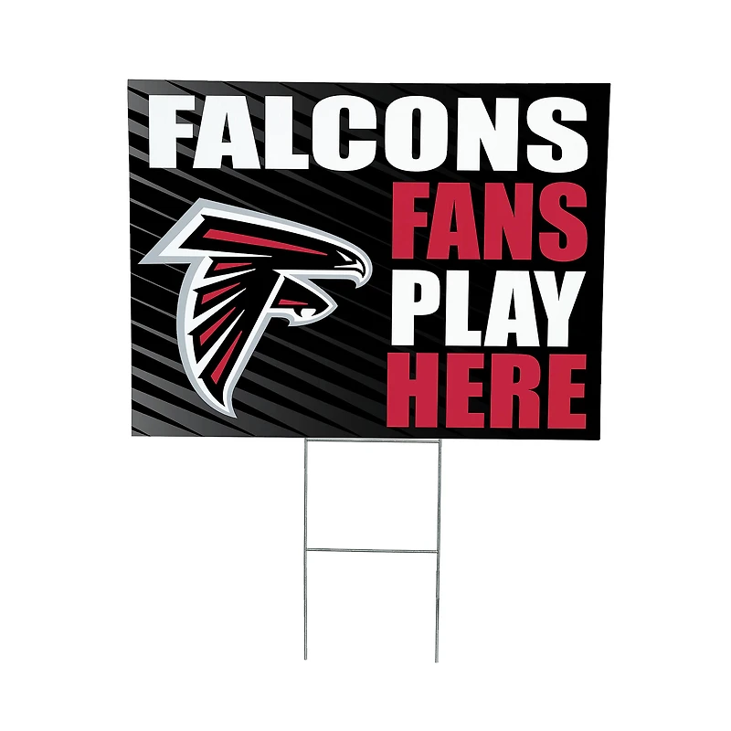 Atlanta Falcons 18" x 24" Fans Welcome Outdoor Yard Sign