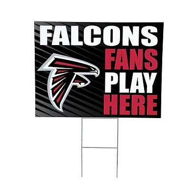 Atlanta Falcons 18" x 24" Fans Welcome Outdoor Yard Sign
