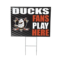 Anaheim Ducks 18" x 24" Fans Welcome Outdoor Yard Sign