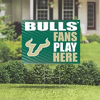 South Florida Bulls 18" x 24" Fans Play Here Outdoor Yard Sign