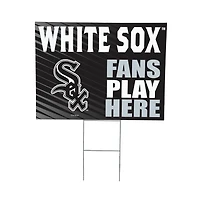Chicago White Sox 18" x 24" Fans Play Here Outdoor Yard Sign