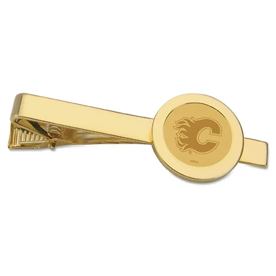 Gold Calgary Flames NHL Tie Bar