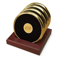 Carolina Hurricanes Gold  4-Pack Coaster Set