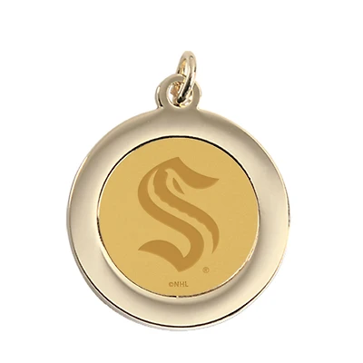 Seattle Kraken Gold Pendant