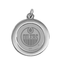 Edmonton Oilers Silver Pendant