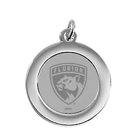 Florida Panthers Silver Pendant