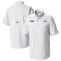 Men's Columbia San Francisco 49ers Low Drag Offshore Omni-Wick Button-Up Shirt