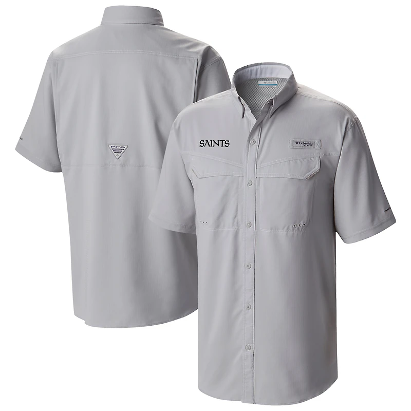 Men's Columbia New Orleans Saints Low Drag Offshore Omni-Wick Button-Up Shirt